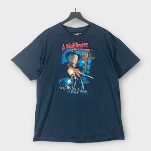 A Nightmare On Elm Street Freddy Krueger T-Shirt‎ 2XL Black Graphic Print Men's